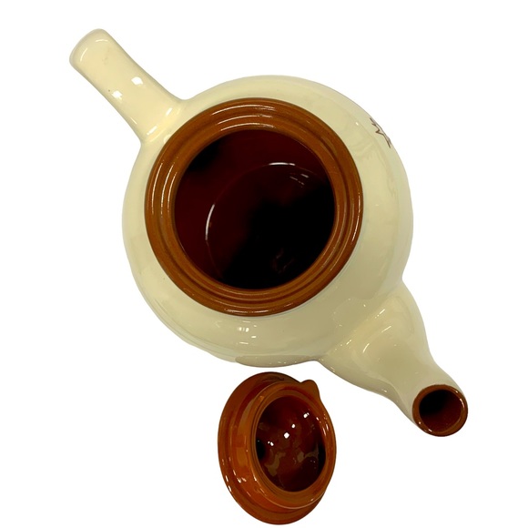 Terra Cotta 40 Ounce Teapot By Coastline Imports - Picture 5 of 9